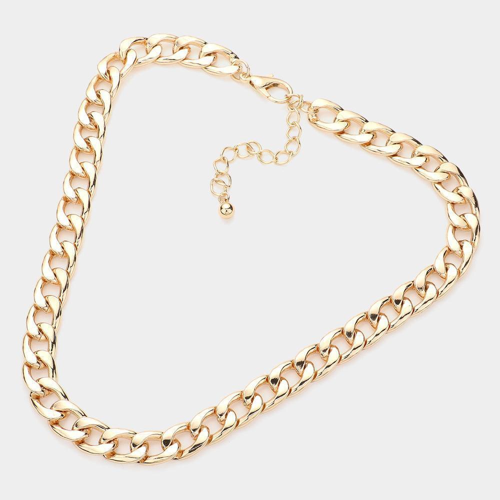 Gold Gold Dipped Metal Chain Necklace - Jewelry Store by Erik Rayo