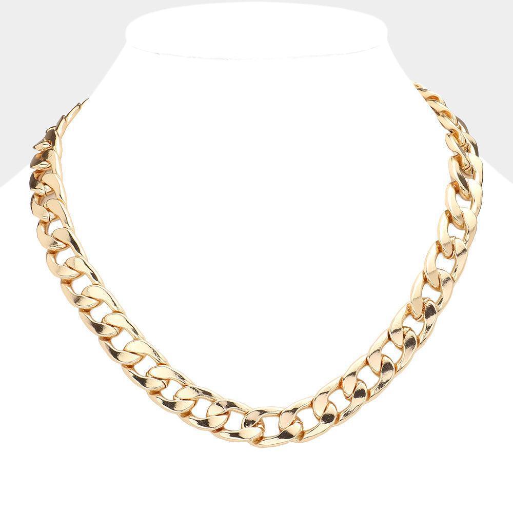 Gold Gold Dipped Metal Chain Necklace - Jewelry Store by Erik Rayo