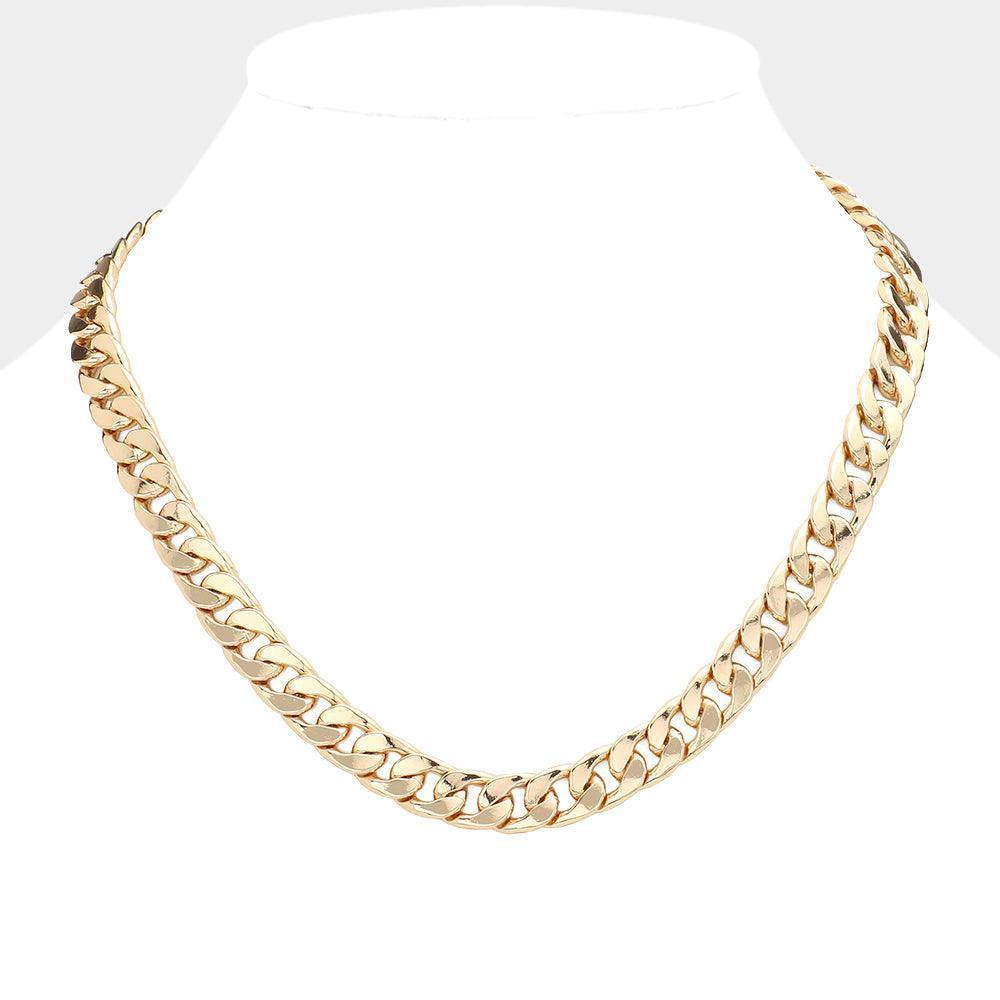 Gold Gold Dipped Metal Chain Necklace - Jewelry Store by Erik Rayo