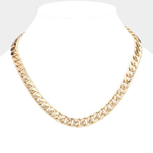 Load image into Gallery viewer, Gold Gold Dipped Metal Chain Necklace
