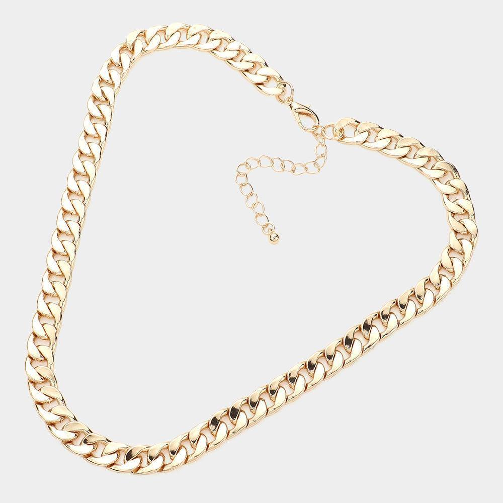 Gold Gold Dipped Metal Chain Necklace - Jewelry Store by Erik Rayo