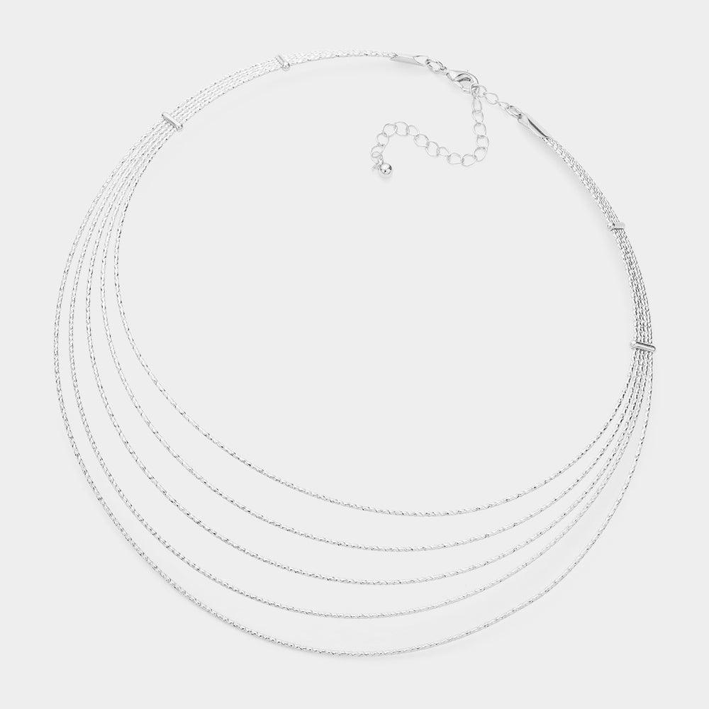 Metal Bib Necklace - Jewelry Store by Erik Rayo