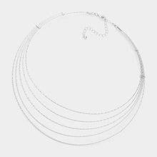 Load image into Gallery viewer, Metal Bib Necklace
