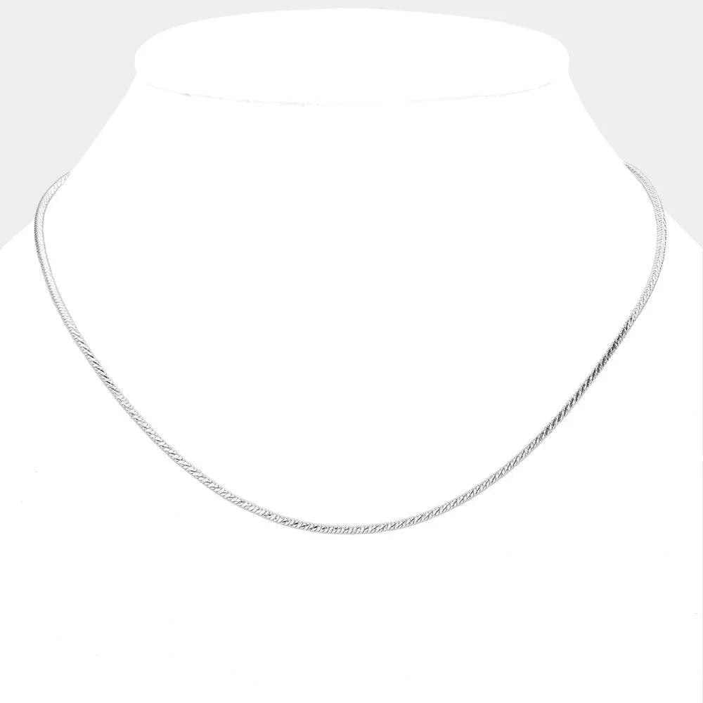 Brass Metal Chain Necklace - Jewelry Store by Erik Rayo