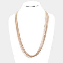 Load image into Gallery viewer, Gold Thin Metal Layered Necklace
