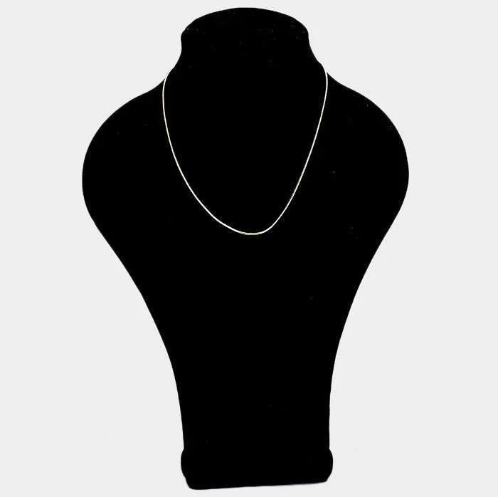 Gold 18 INCH, 1.4mm-Gold Plated Snake Chain Necklace - Jewelry Store by Erik Rayo