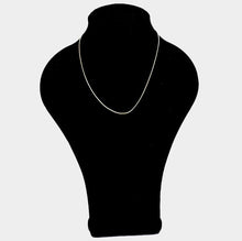 Load image into Gallery viewer, Gold 18 INCH, 1.4mm-Gold Plated Snake Chain Necklace
