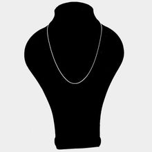 Load image into Gallery viewer, Silver Jewelry Component Skinny Snake Chain Necklace
