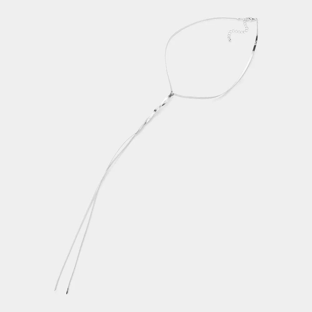 Snake Chain Metal Necklace - Jewelry Store by Erik Rayo