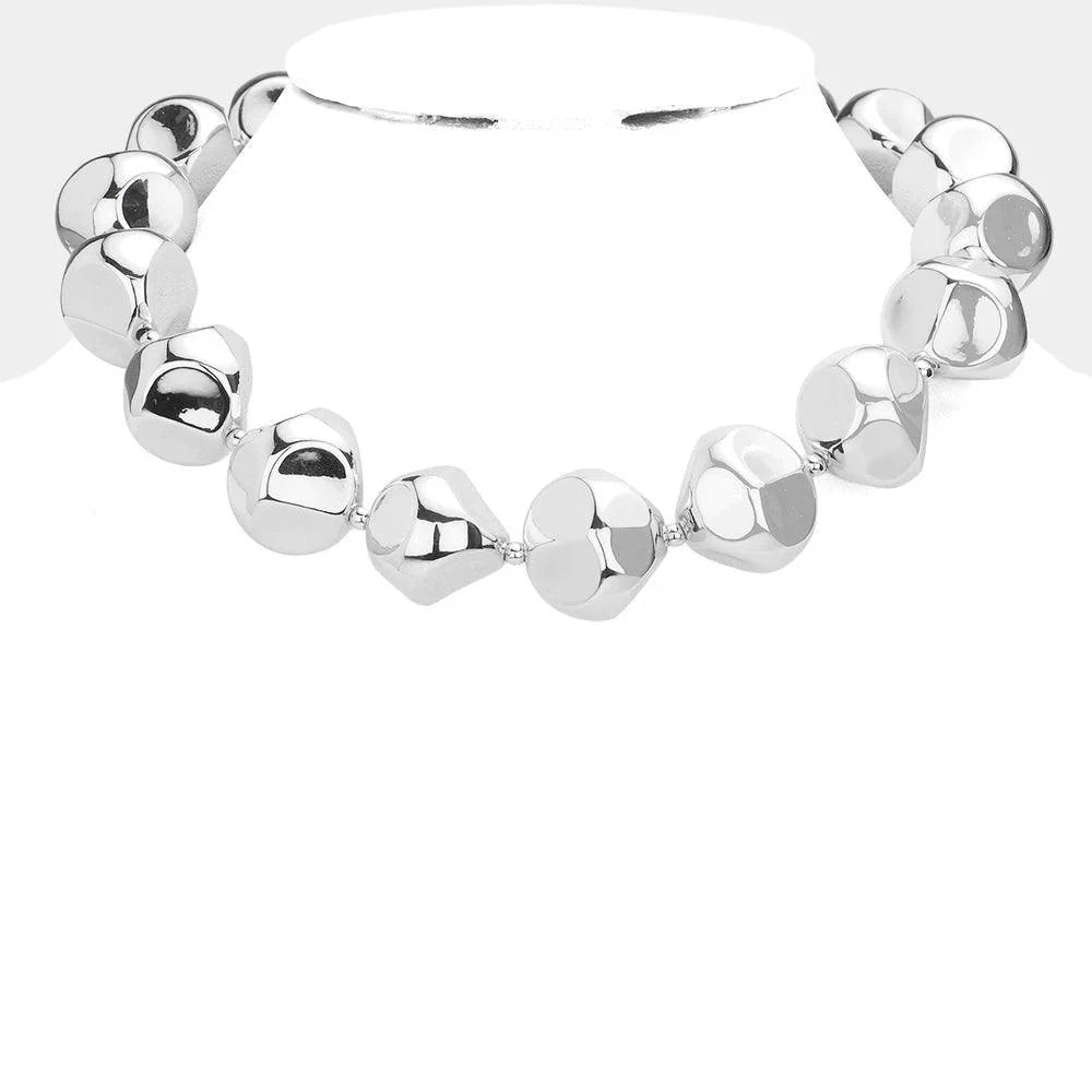 Abstract Chunky Metal Necklace - Jewelry Store by Erik Rayo