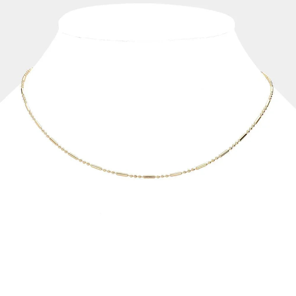 Gold Metal Chain Necklace - Jewelry Store by Erik Rayo