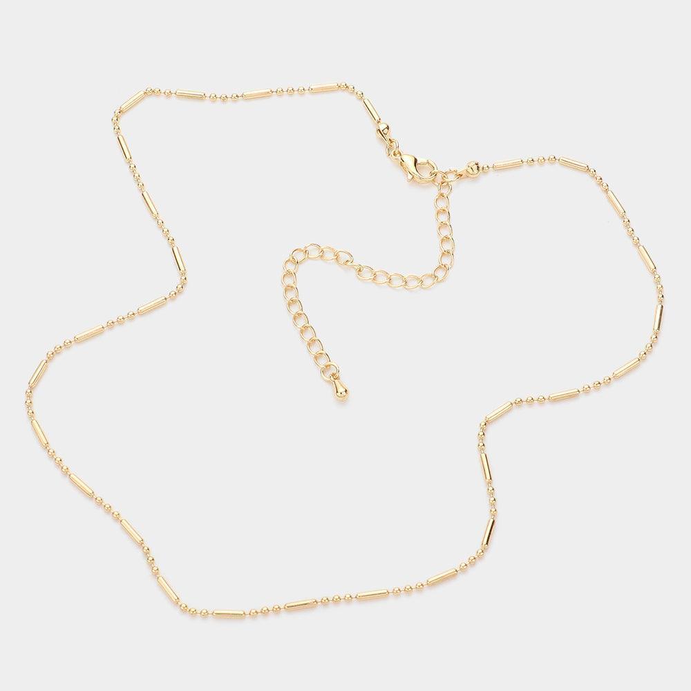 Gold Metal Chain Necklace - Jewelry Store by Erik Rayo