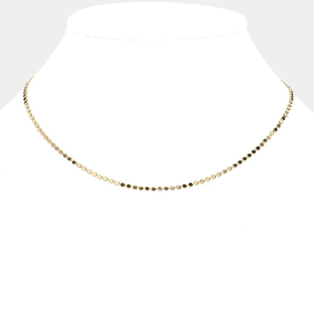 Gold Metal Chain Necklace - Jewelry Store by Erik Rayo