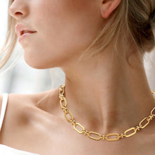 Load image into Gallery viewer, Gold 18K Gold Dipped Stainless Steel Premium Handmade Chain Necklace
