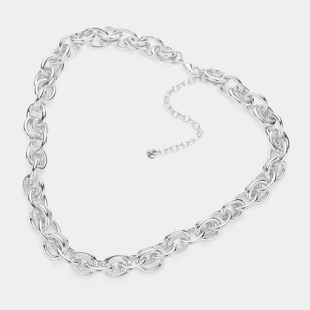 Chunky Metal Chain Necklace - Jewelry Store by Erik Rayo