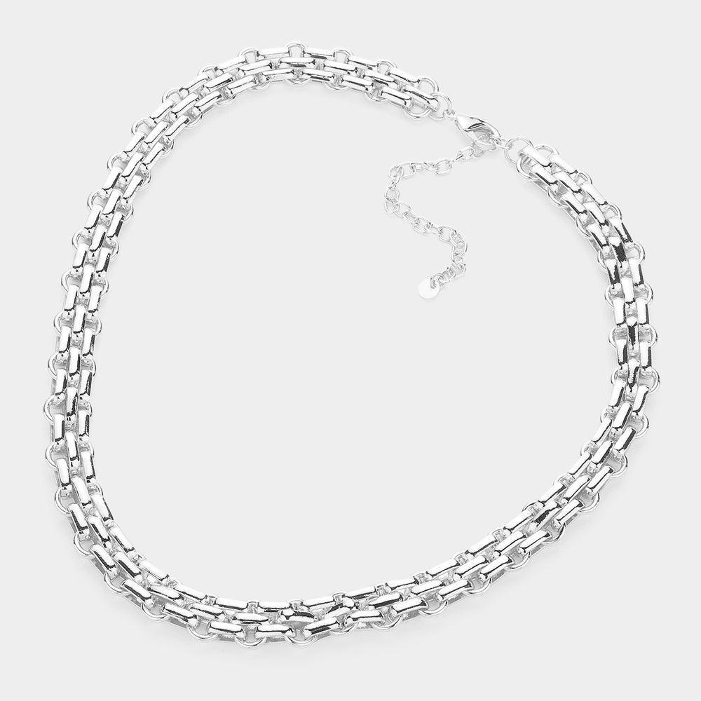 Chunky Metal Link Chain Necklace - Jewelry Store by Erik Rayo