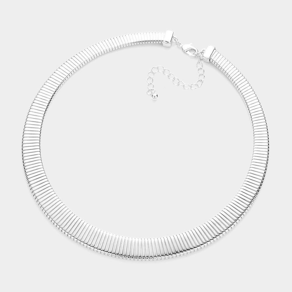 Metal Collar Necklace - Jewelry Store by Erik Rayo