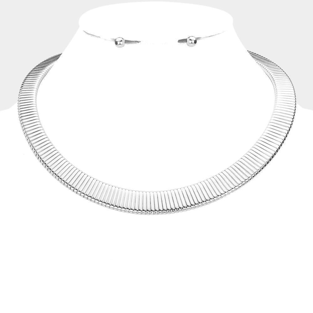 Metal Collar Necklace - Jewelry Store by Erik Rayo