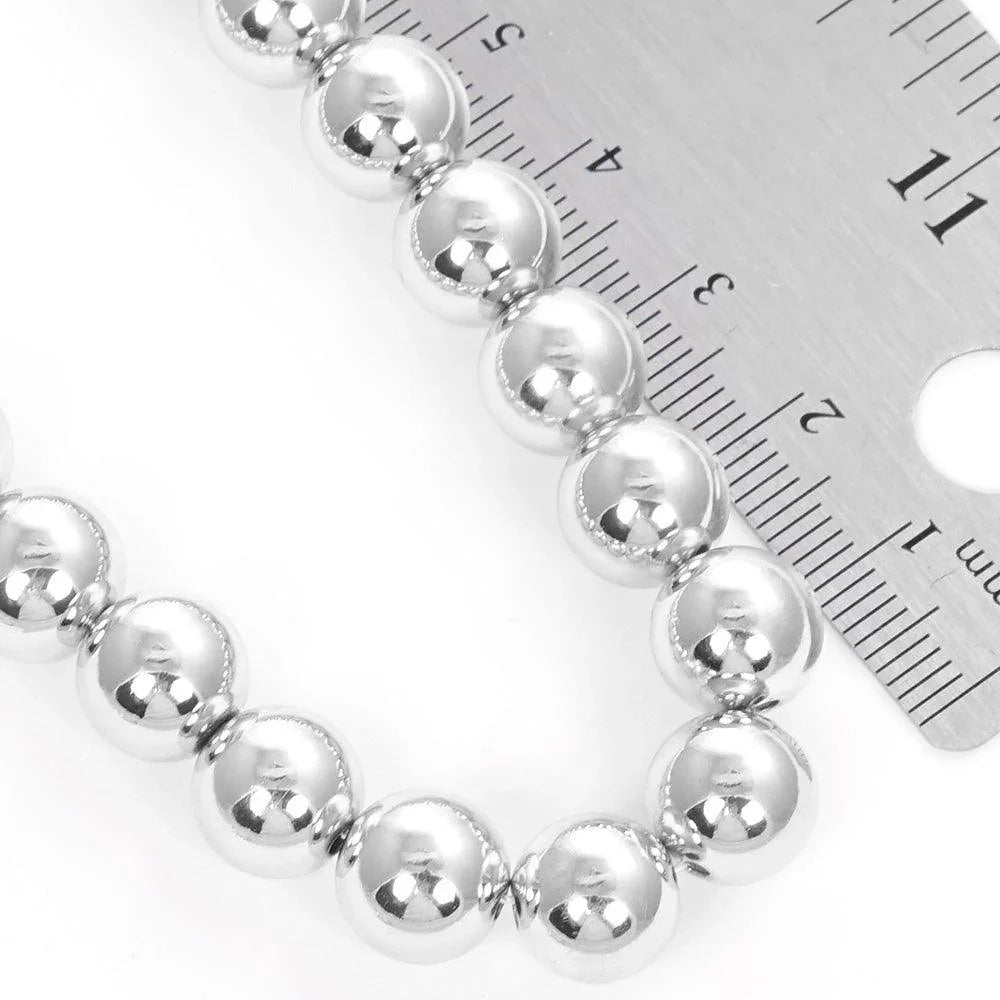 Gold White Gold Dipped Ball Chain Necklace - Jewelry Store by Erik Rayo