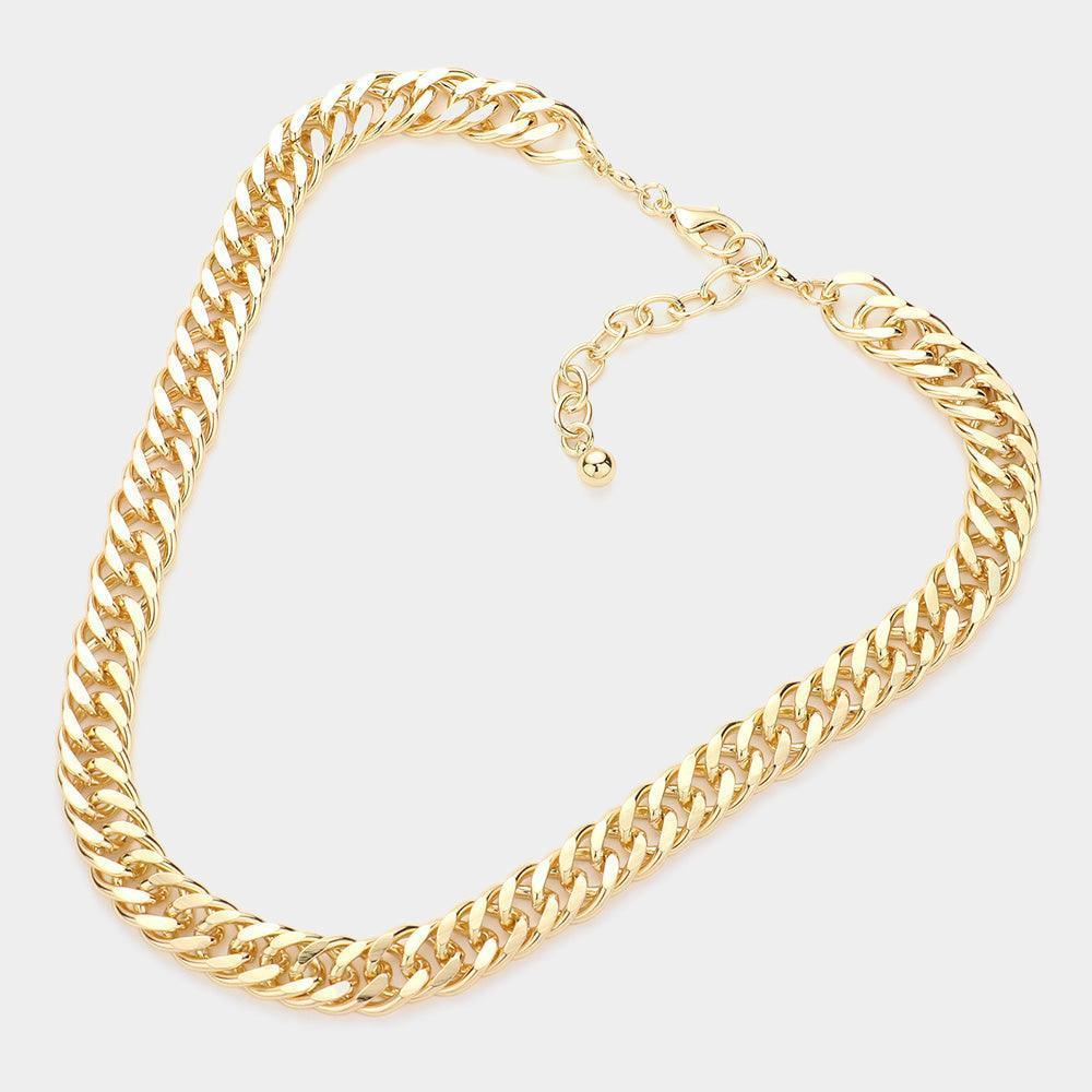 Gold Metal Chain Necklace - Jewelry Store by Erik Rayo