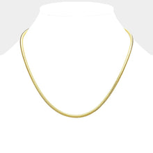 Load image into Gallery viewer, Gold 18 INCH Snake chain necklace
