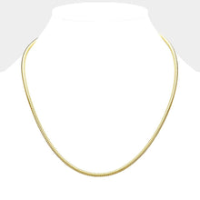 Load image into Gallery viewer, Gold 20 INCH Snake chain necklace
