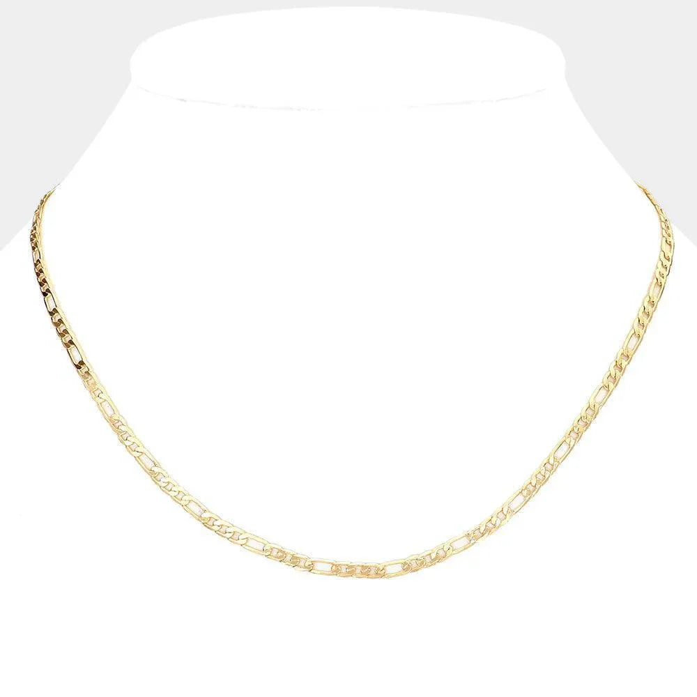 Gold Metal Chain Link Necklace - Jewelry Store by Erik Rayo