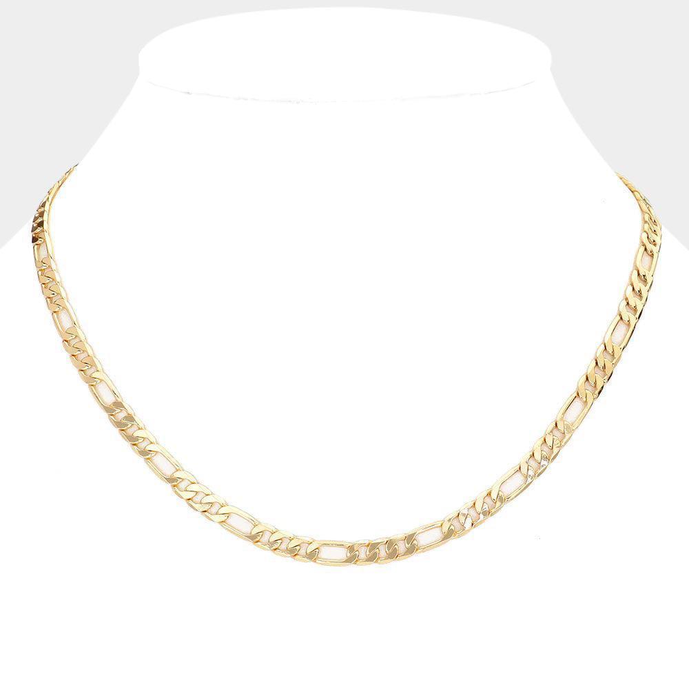 Gold Metal Chain Link Necklace - Jewelry Store by Erik Rayo