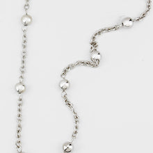 Load image into Gallery viewer, Metal Ball Station Necklace
