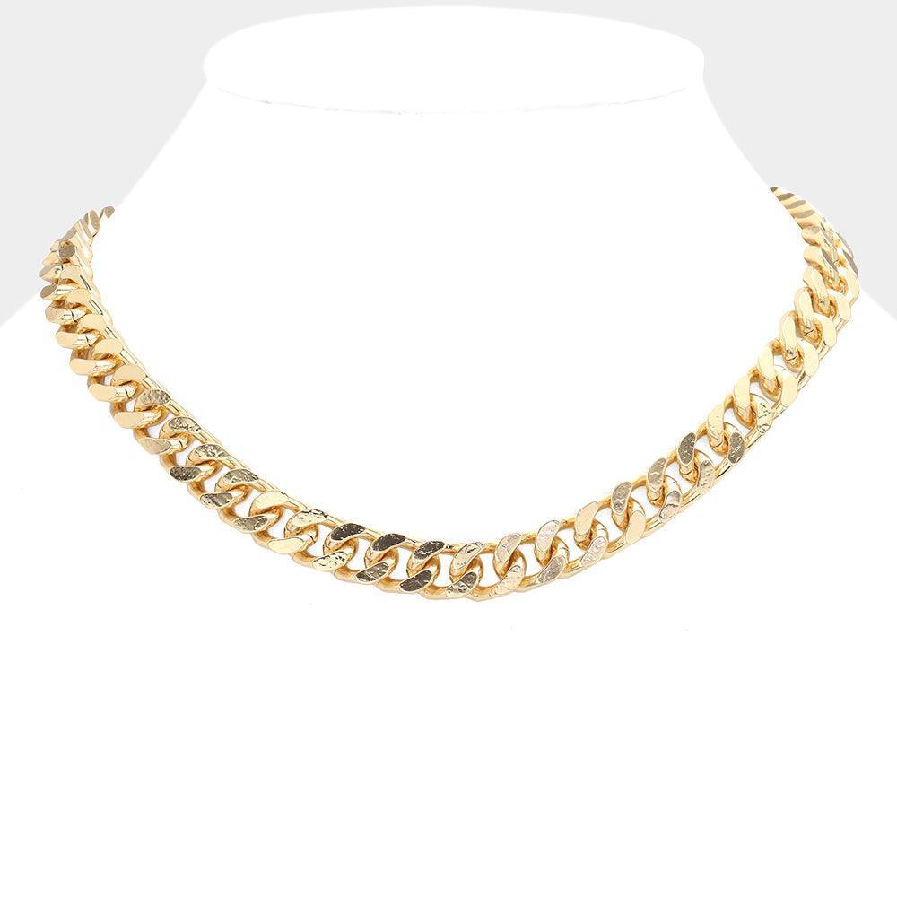 Gold Metal Chain Necklace - Jewelry Store by Erik Rayo