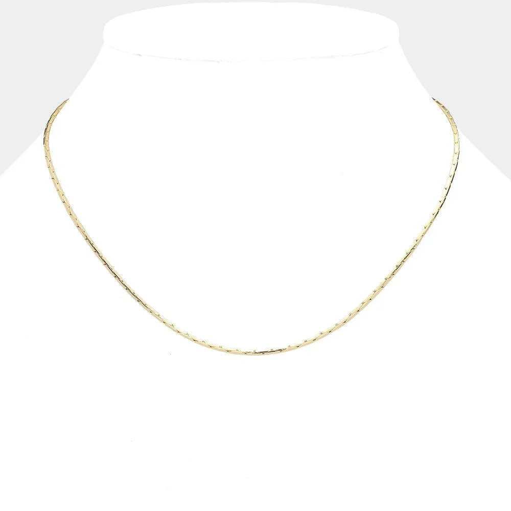 Gold Metal Chain Necklace - Jewelry Store by Erik Rayo