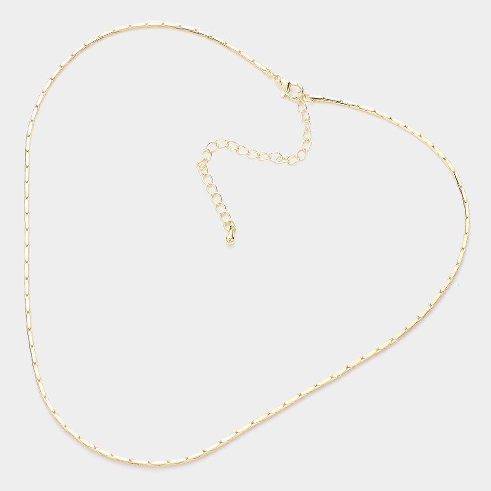 Gold Metal Chain Necklace - Jewelry Store by Erik Rayo