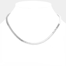 Load image into Gallery viewer, Silver Metal Chain Necklace
