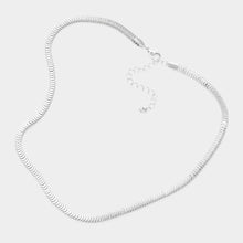 Load image into Gallery viewer, Silver Metal Chain Necklace
