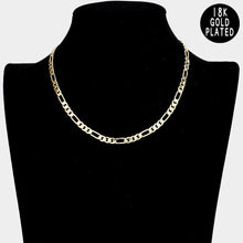 Load image into Gallery viewer, Gold 18K Gold Plated Metal Chain Necklace
