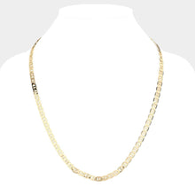 Load image into Gallery viewer, Gold Gold Plated 24 Inch 6mm Mariner Metal Chain Necklace
