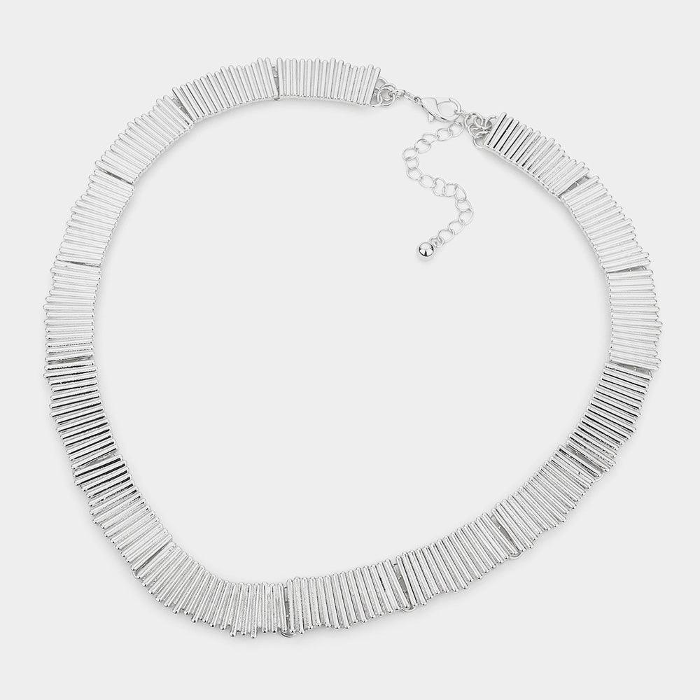 Metal Collar Necklace - Jewelry Store by Erik Rayo