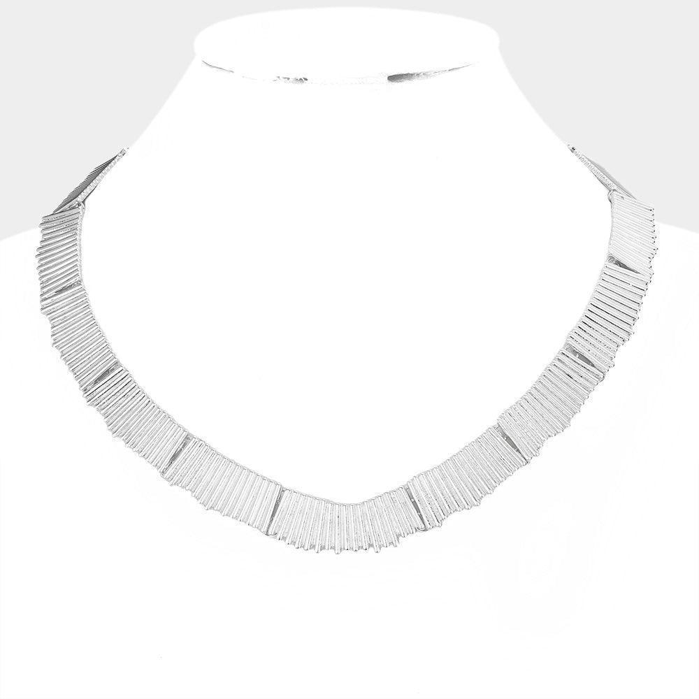 Metal Collar Necklace - Jewelry Store by Erik Rayo