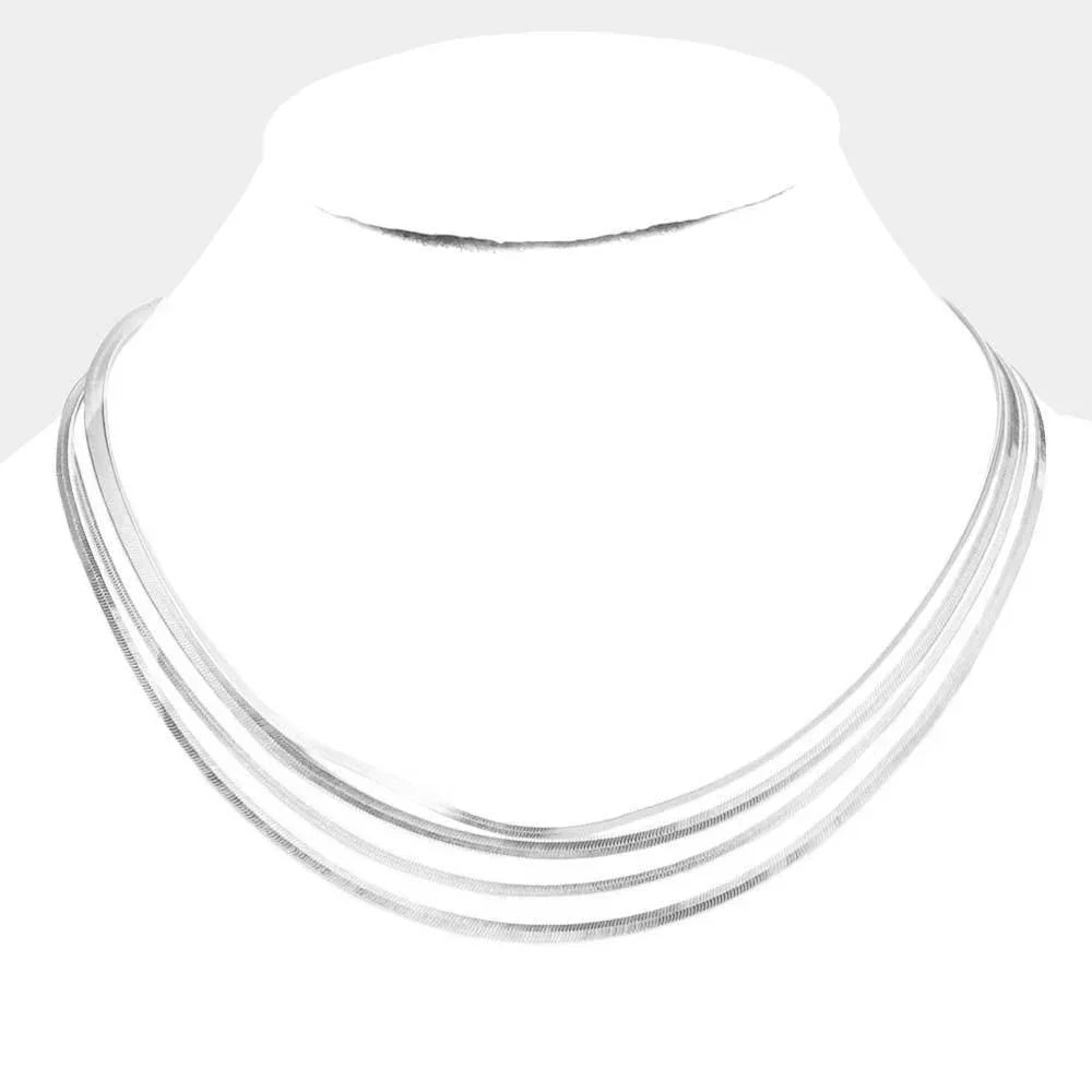 3PCS - Metal Snake Chain Necklaces - Jewelry Store by Erik Rayo