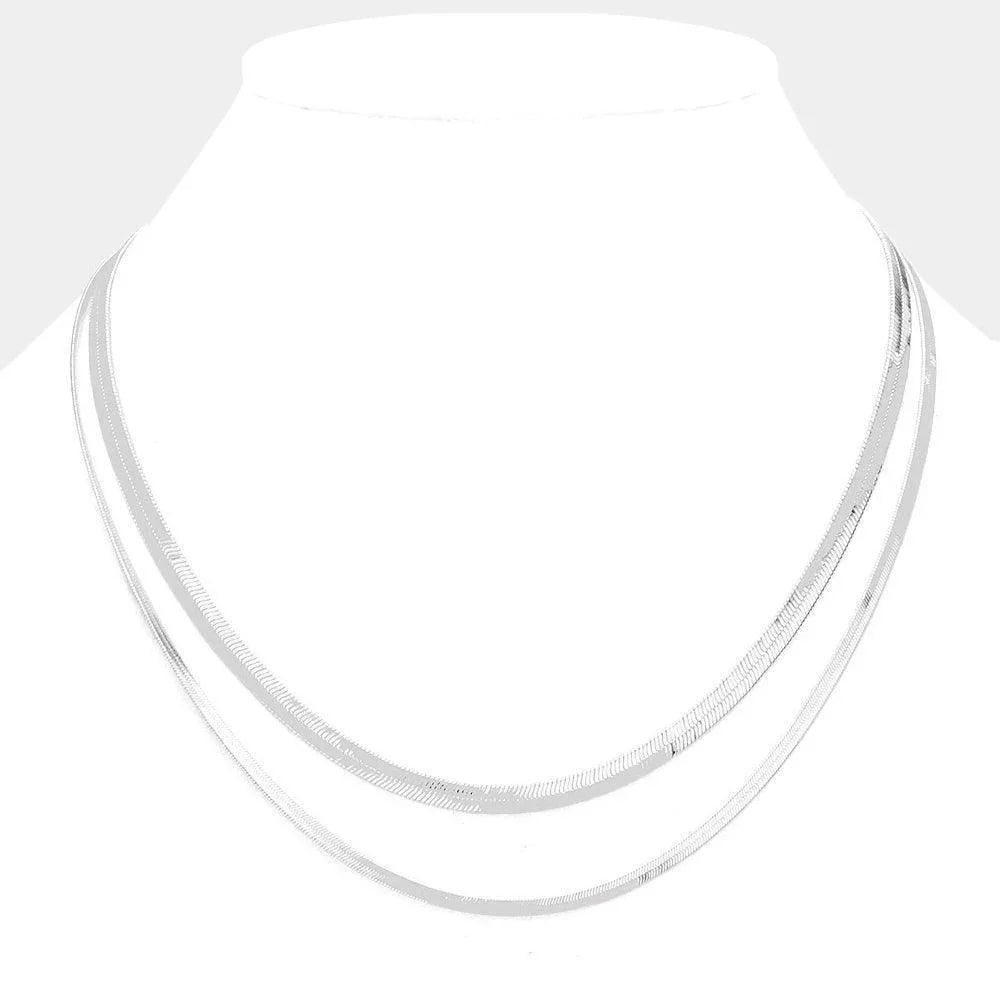 2PCS - Metal Snake Chain Necklaces - Jewelry Store by Erik Rayo