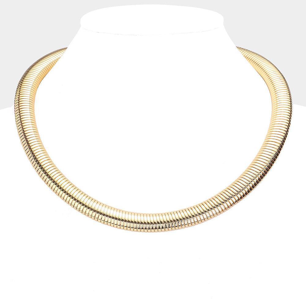 Gold Metal Snake Chain Necklace - Jewelry Store by Erik Rayo