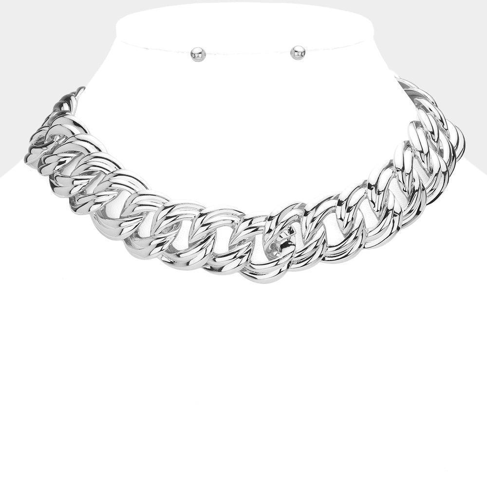 Chunky Metal Chain Necklace - Jewelry Store by Erik Rayo