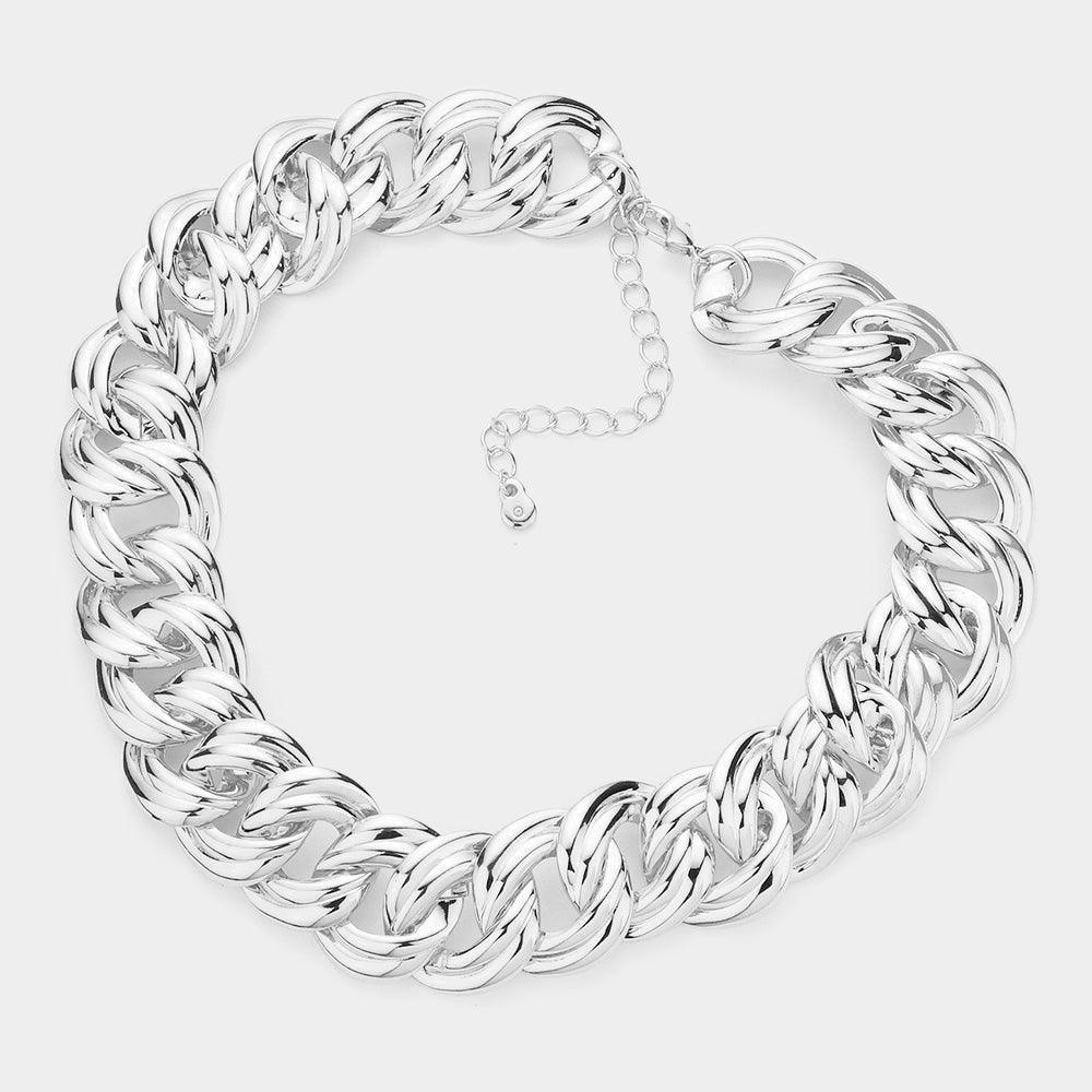 Chunky Metal Chain Necklace - Jewelry Store by Erik Rayo
