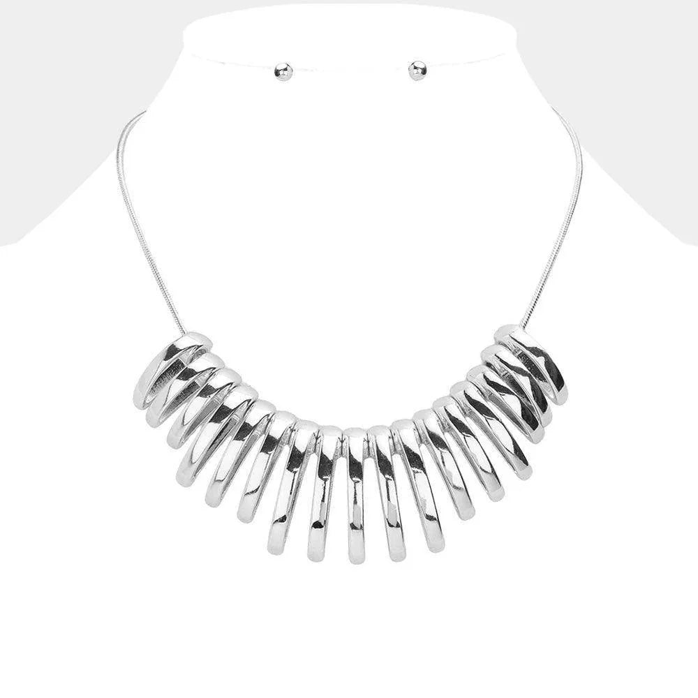 Abstract Metal Bar Necklace - Jewelry Store by Erik Rayo