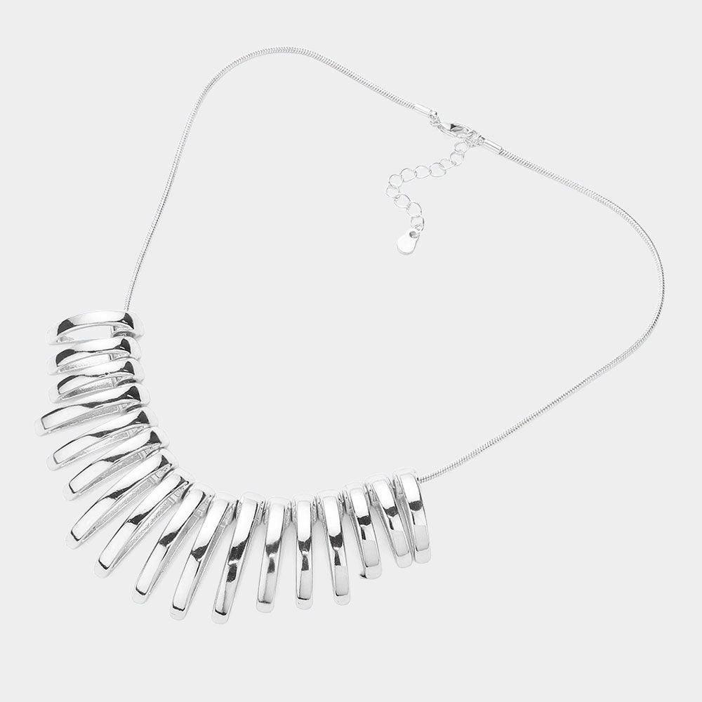 Abstract Metal Bar Necklace - Jewelry Store by Erik Rayo