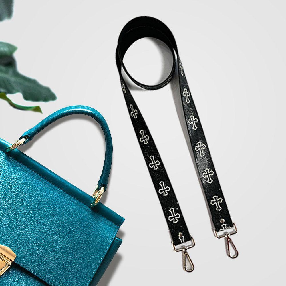 Cross Patterned Bling Bag Strap - Jewelry Store by Erik Rayo