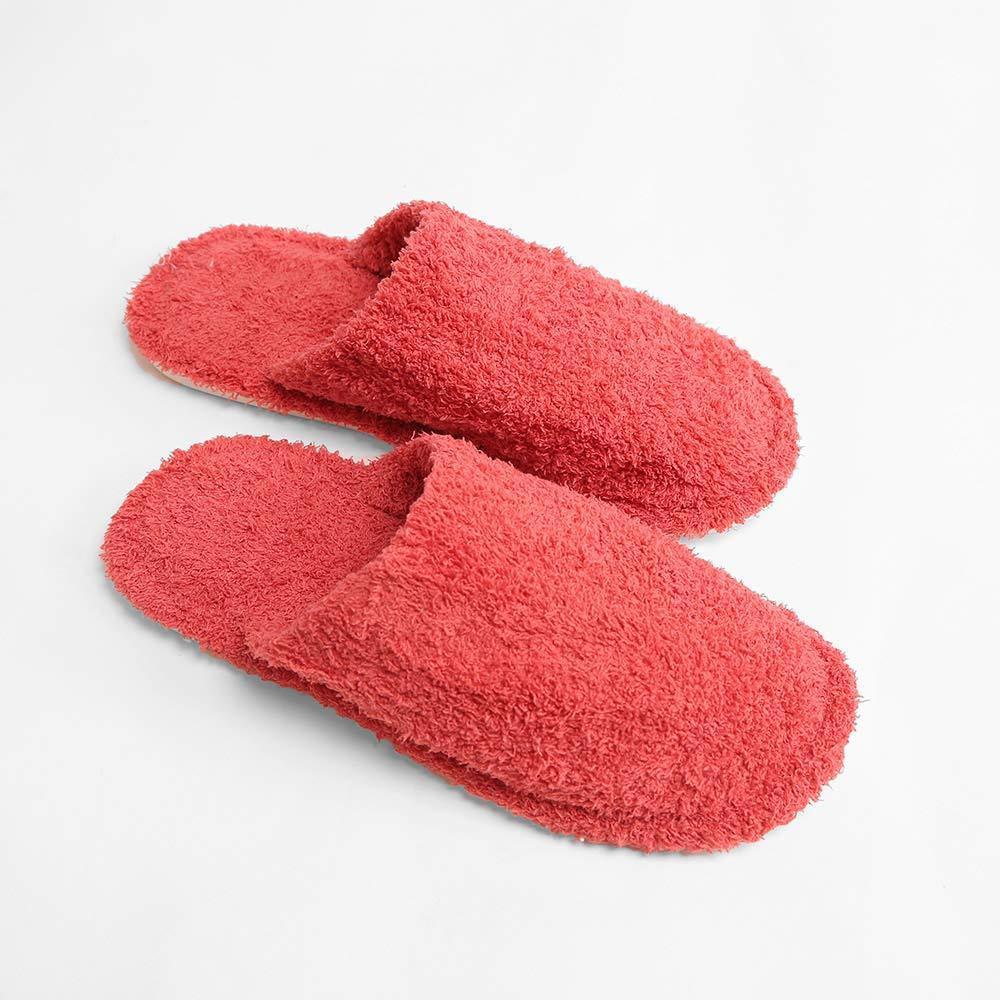 Red Solid Soft Home Indoor Floor Slippers - Jewelry Store by Erik Rayo
