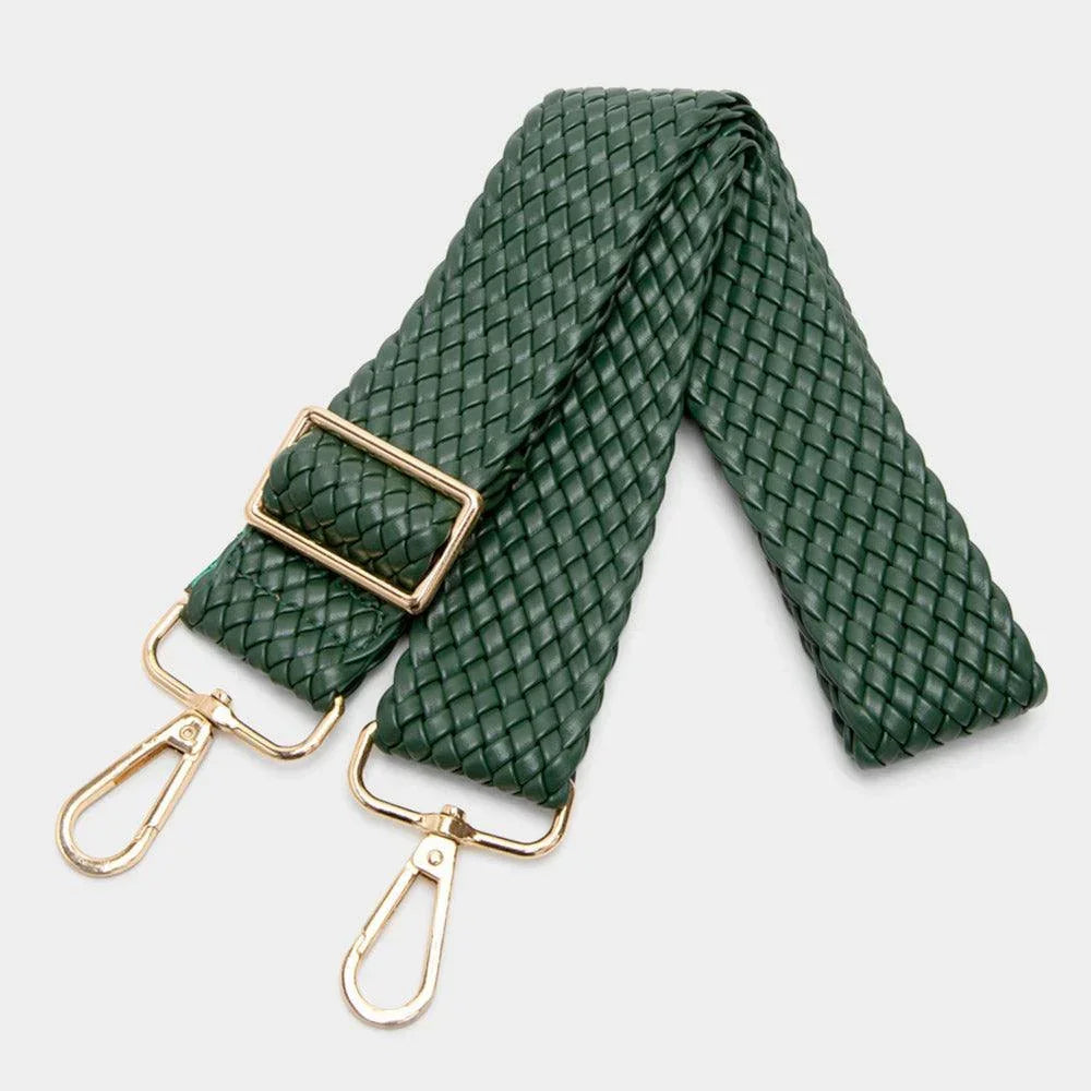 Faux Leather Braided Bag Strap - Jewelry Store by Erik Rayo