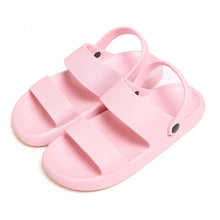 Load image into Gallery viewer, Pink Solid Soft Sole Sandals / Slippers

