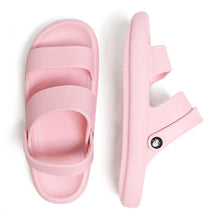 Load image into Gallery viewer, Pink Solid Soft Sole Sandals / Slippers
